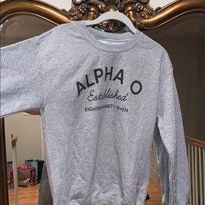 Alpha omicron pi sweatshirt